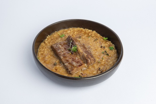 [FI-108] Beer braised brisket with risotto Pcs | بريسكت روزيتو 