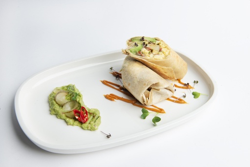 [FI-058] Bacon & Eggs Burrito Pcs | بوريتو بالبيض واللحم المقدد